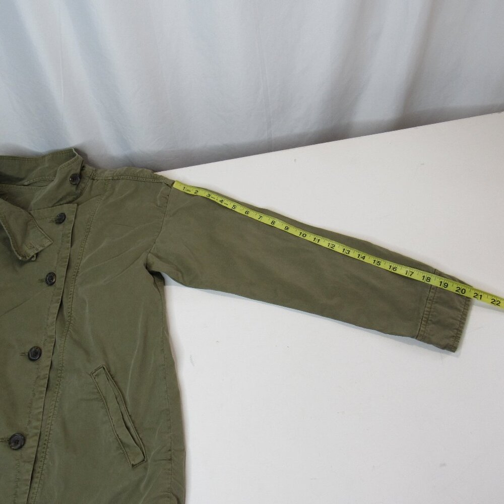 Lucky Brand Women's Military Utility Cargo Jacket Olive Army Green Size XS - Picture 10 of 10
